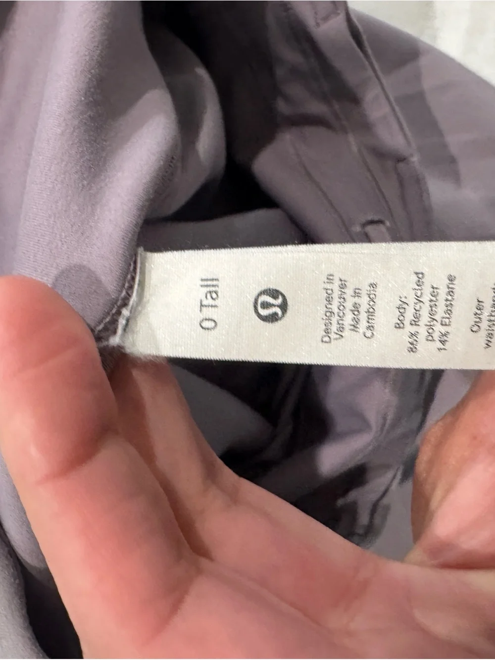 lululemon athletica High-Waist Athletic Skort Shorts — Mauve Gray